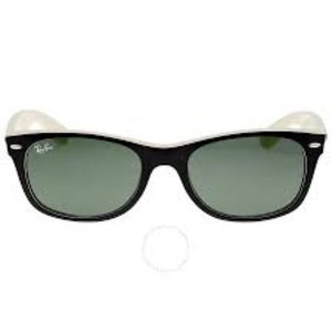 Ray-Ban RB2132 New Wayfarer Sunglasses Shiny Black
